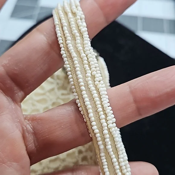 Vintage evening bag handmade from Bulgaria with mirror - Picture 3 of 12